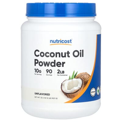 Nutricost Кокосовый масло порошок, без вкуса, 2 lb (907 g)
