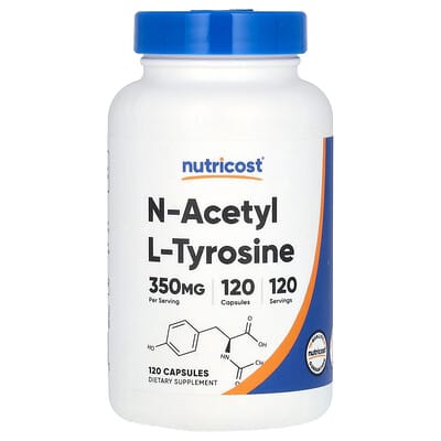 N-Acetyl L-Tyrosine, 350 mg, 120 капсул