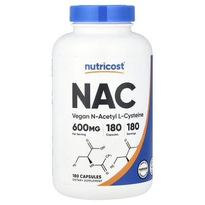 NAC, 600 mg, 180 капсул