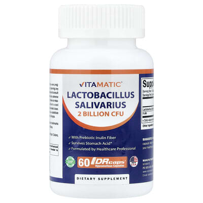 Lactobacillus Salivarius с пребиотиком инулиновой клетчаткой, 60 DRCaps®