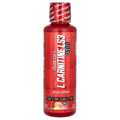 L-Carnitine LS3 1500, Розовый лимонад, 16 жидких унций (480 мл)