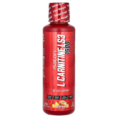 Аминокислоты Isatori L-Carnitine LS3 1500, Malibu Beach, 16 fl oz (480 ml)