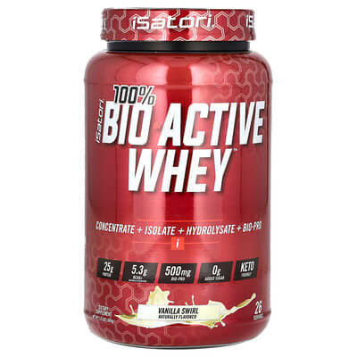Изолят протеина Isatori 100% Bio Active Whey Vanilla Swirl 1.9 lbs (864 g)
