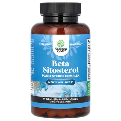 Beta Sitosterol, 90 таблеток (500 mg на таблетку)
