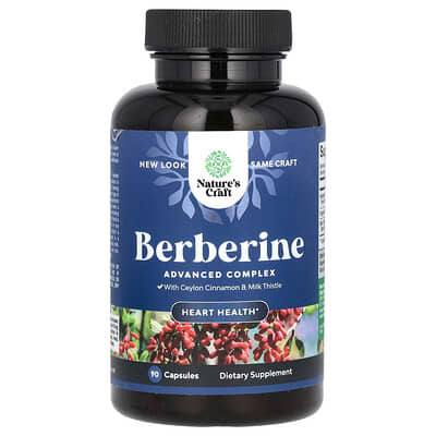 Berberine with Ceylon Cinnamon, 90 Capsules