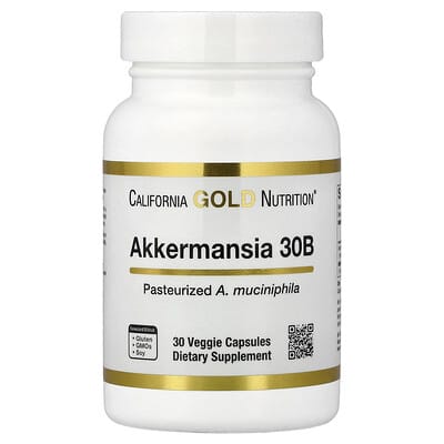 Akkermansia 30B, 30 вегетарианских капсул (150 mg на капсулу)
