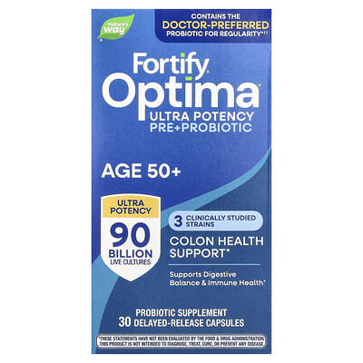 Пробиотик Nature's Way Fortify Optima Pre + Probiotic 30 Capsules