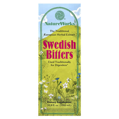 NatureWorks, Swedish Bitters, 33.8 fl oz (1,000 ml)