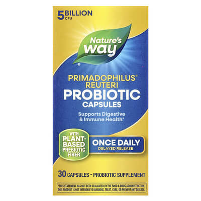 Пробиотик Primadophilus® Reuteri, 5 Billion CFU, 30 капсул