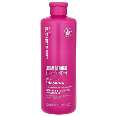 Lee Stafford Шампунь для укрепления и роста волос, для поврежденных волос, 16.9 fl oz (500 ml)