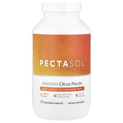 PectaSol® Modified Citrus Pectin Econugenics, 270 вегетарианских капсул