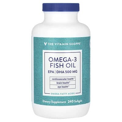 Рыбий жир Omega-3, 240 мягких гелей