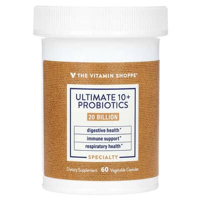 Ultimate 10+ пробиотики, 20 Billion CFU, 60 капсул