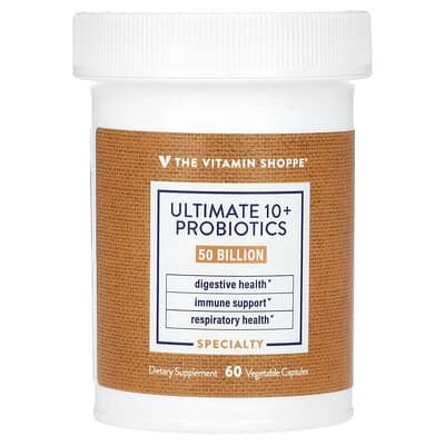 Ultimate 10+ Probiotics, 50 Billion CFU, 60 растительных капсул