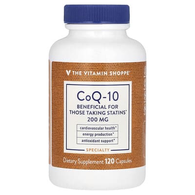 CoQ-10, 200 mg, 120 капсул