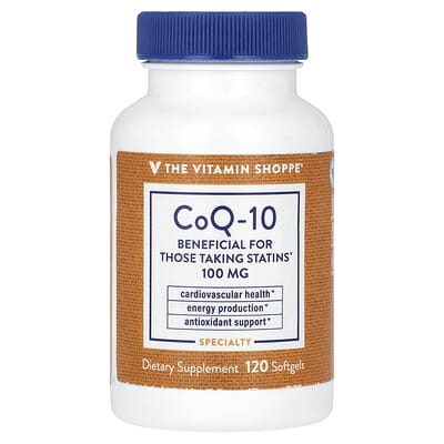 Добавка CoQ-10, 100 mg, 120 Softgels