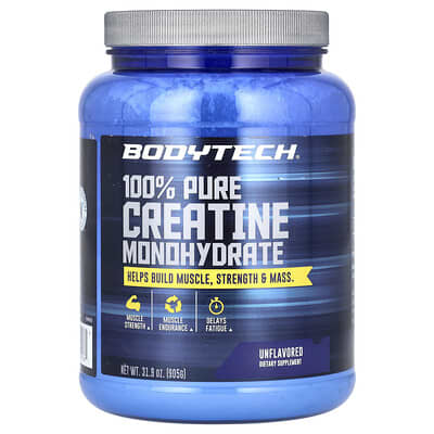 Чистый креатин моногидрат BodyTech, без вкуса, 31.9 oz (905 g)