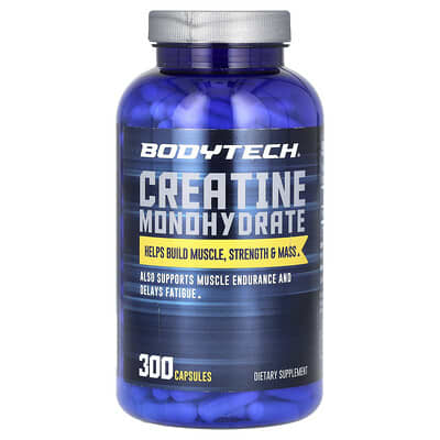 Creatine Monohydrate, 300 капсул (750 mg на капсулу)