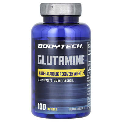 Глутамин, 500 mg, 100 капсул