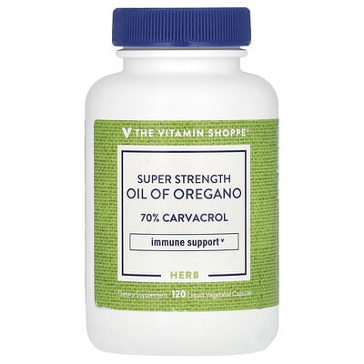 Масло орегано Super Strength, 120 жидких капсул (45 mg на капсулу)