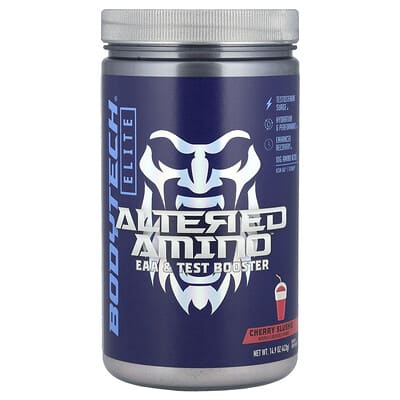 Добавка BodyTech Elite, Altered Amino ™, EAA & Test Booster, Cherry Slushie, 14.9 oz (423 g)