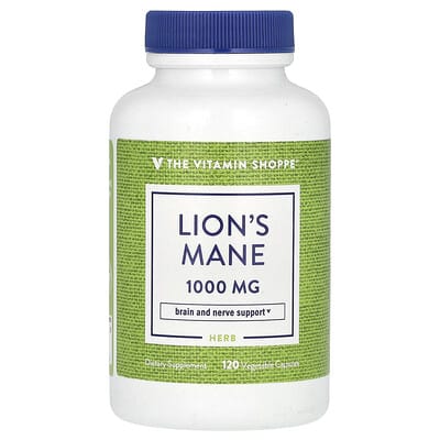 Lion's Mane, 120 растительных капсул (500 mg per Capsule)
