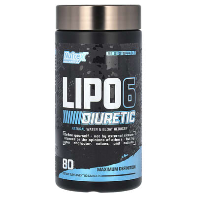 Nutrex Research LIPO-6 Диуретик, 80 капсул