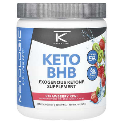 Keto BHB, клубника-киви, 8.7 oz (243 g)