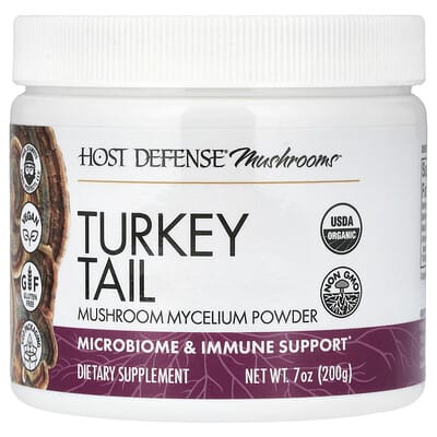 Грибы, Turkey Tail, 7 oz (200 g)
