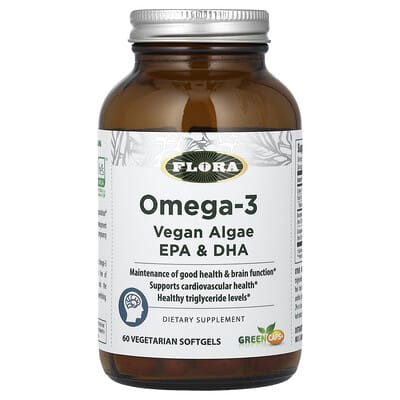 Omega-3, Vegan Algae EPA & DHA, 60 вегетарианских мягких капсул