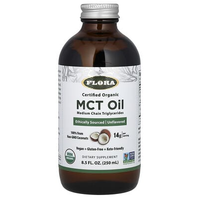 Certified Organic MCT Oil, 8.5 fl oz (250 ml)