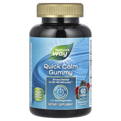 Желейные витамины Quick Calm, Mixed Berry, 60 штук