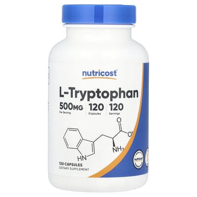 L-Tryptophan, 500 mg, 120 капсул