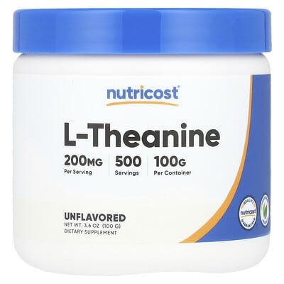 L-Theanine, без вкуса, 3.6 oz (100 g)