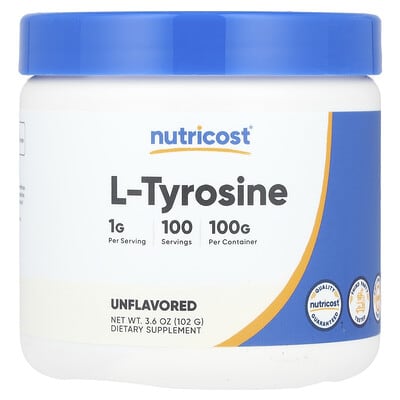 L-Tyrosine, без вкуса, 3.6 oz (102 g)