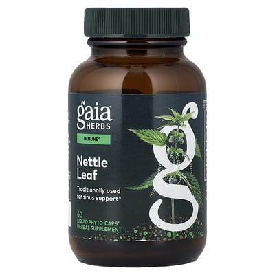 Gaia Herbs Крапива, 60 жидких фито-капсул (225 mg на капсулу)