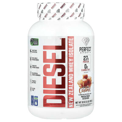 Diesel®, New Zealand Whey Isolate, Salted Caramel, 2 lb (908 g)