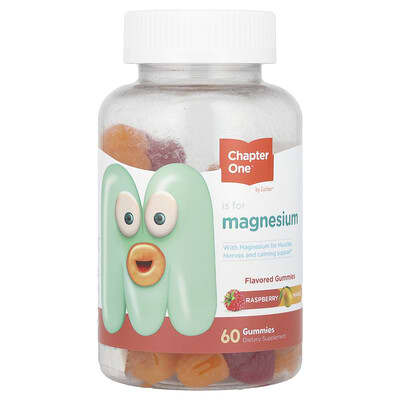 Zahler Chapter One, жевательные конфеты с магнием, Raspberry Mango, 60 шт (50 mg на конфету)