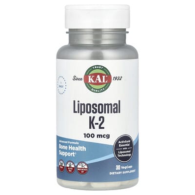Liposomal K-2, 100 mcg, 30 VegCaps