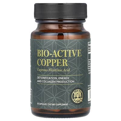 Bio-Active Copper, 30 капсул (0.9 mg на капсулу)