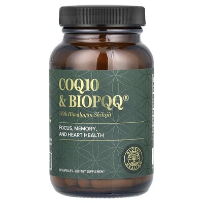 Global Healing CoQ10 & BioPQQ с гималайским Shilajit, 60 капсул