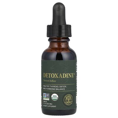 Детокс-средство Detoxadine, Nascent Iodine, 1 fl oz (29.6 ml)
