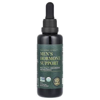 Global Healing Raw Herbal Extract, Мужская поддержка гормонального фона, 2 fl oz (59.2 ml)