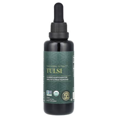 Натуральный травяной экстракт, тулси, 2 fl oz (59.2 ml)