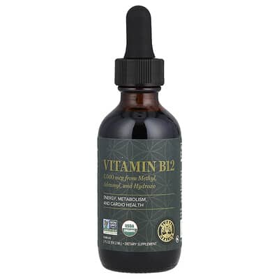 Витамин B12, 5,000 mcg, 2 fl oz (59.2 ml)