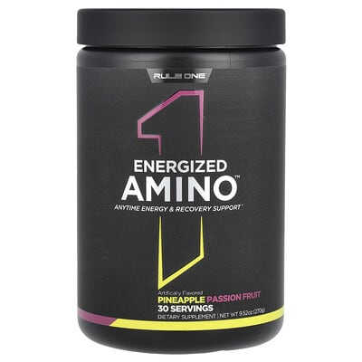 Аминокислоты Energized Amino, ананас и маракуйя, 9.52 oz (270 g)