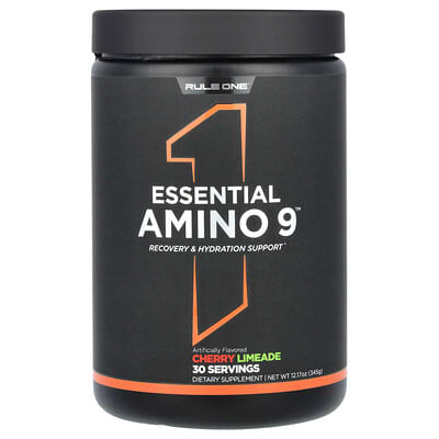 Rule One Proteins Essential Amino 9, Вишня-лайм, 345 г