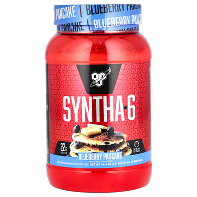 Syntha-6® протеиновый напиток, Blueberry Pancake, 2.91 lb (1.32 kg)