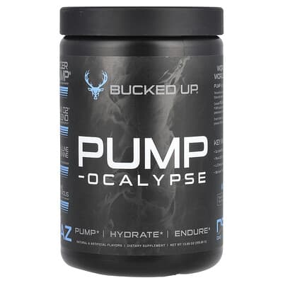 Предтренировочный комплекс Pump-Ocalypse, Blue Raz, 13.69 oz (359.85 g)