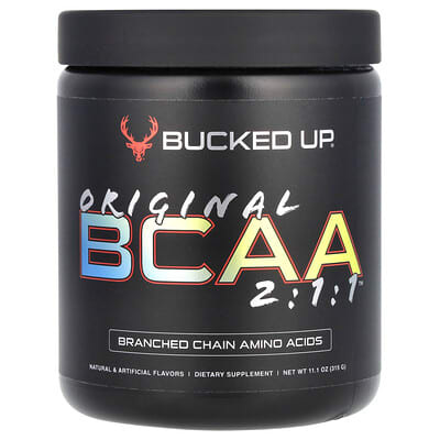 Bucked Up Original BCAA 2:1:1, Blue Pineapple, 11.1 oz (315 g)